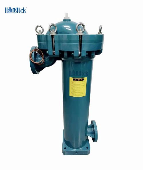 PPT-Serie PPH-Kunststoff-Einzelgröße Nr. 2 Beutelfiltergehäuse aus Polypropylen